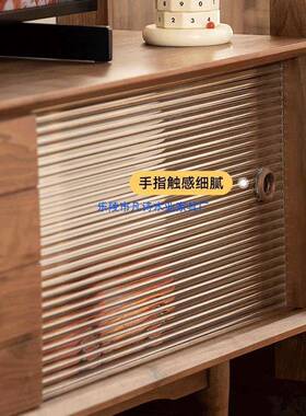 北客美黑胡桃木家电视柜现简代约小户型厅DSG-001用沙发茶几组合