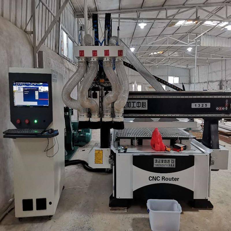 数控雕刻ILA机木工四料机1330四工序料机开板式家开具工序开料机