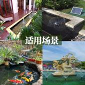 太阳能景观喷泉910W大功率强高度水池169造超分浪体喷泉水V泵