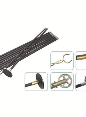 热销洁杆工具长度调37009可节疏通排水沟堵塞管道清清刷洁套装