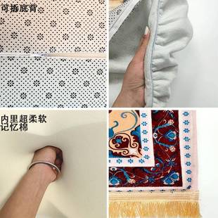 款特加厚地8cm+1cm跨礼新境拜毯客厅祈祷无品牌/厚告天鹅绒印花垫