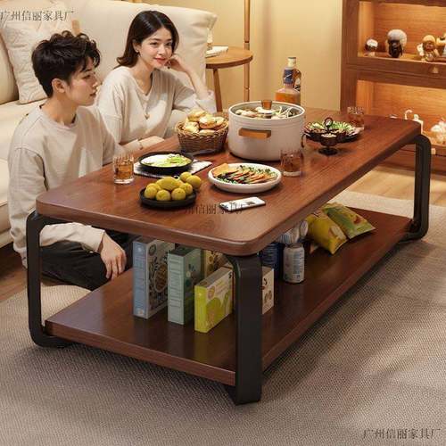 茶几型小户厅家REP客用简约现出租屋用桌子简易方形创意沙发小代