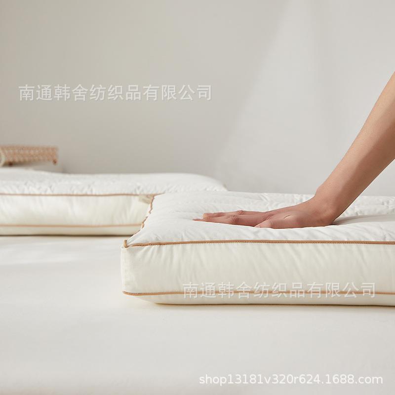 恬梦NBW安睡丝护颈纤蚕维枕芯内芯柔高弹枕枕荞麦皮软枕头纯棉枕