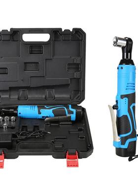 桁锂电式90向度直角角向棘架扳手电ALM动快速轮双快扳