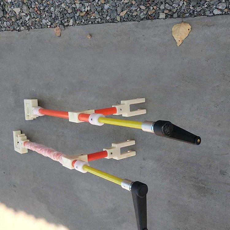 异形线夹拆卸装置J型线夹安装器支架10KV带电作业操作杆放置架