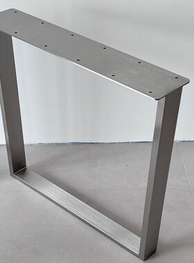 实大板支架桌脚不台锈钢桌腿桌子腿餐架脚支吧GPQ台腿支木撑腿书