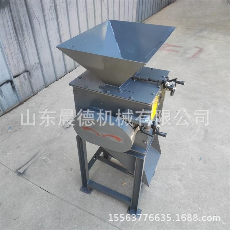 家用电动对辊花生黄豆燕麦破瓣机