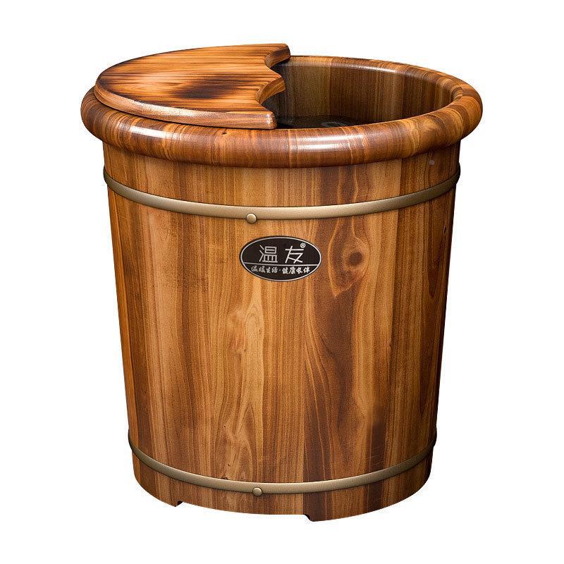 碳化泡脚洗实脚木桶过保小腿脚家用木泡盆木质足浴xdaaCZeJ桶养生