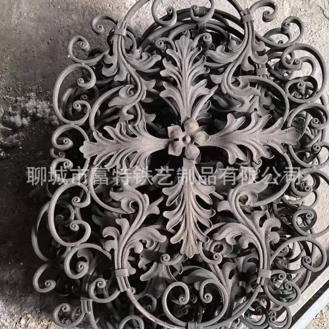 南京锻打铁艺花配件一把欧式楼DJF梯装饰组合花台阳护栏配件