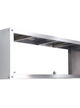 板不锈钢上墙架侧封上挡二厨房置物架可挂墙架PEN托壁挂式三层吊