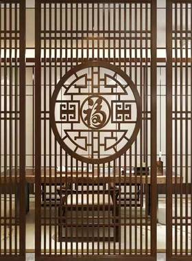 铁艺墙不锈钢屏风代隔轻断奢客厅入NHR户玄关花格现简约中式金属
