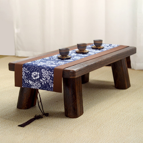 茶桌垫布茶席小茶几桌旗长条桌布