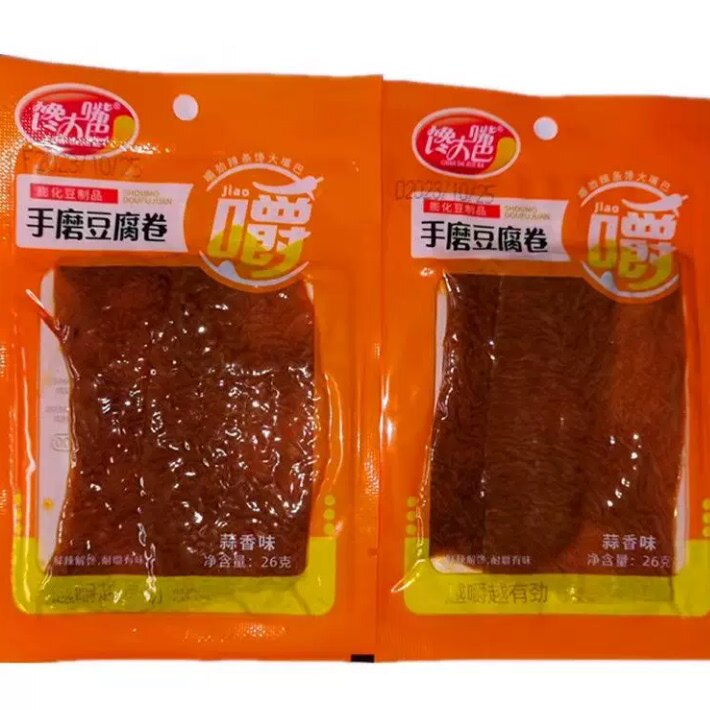 湖南特产馋大嘴巴手磨豆腐卷g辣条干辣片麻辣儿时小吃校园零食