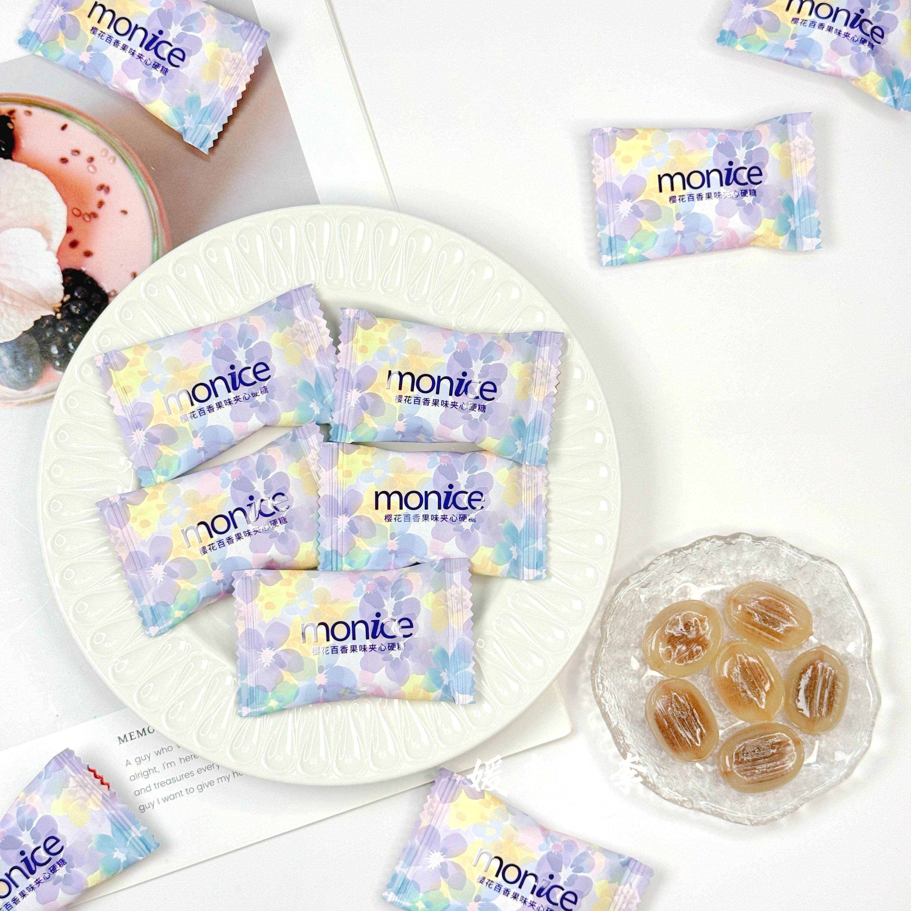 Monice茉奈樱花百香果味夹心硬糖优质结婚喜糖果休闲招待零食散装,零食/坚果/特产,喜糖,淘宝优惠券,粉丝福利购,淘宝优惠卷