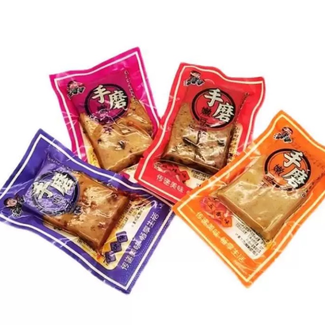 手磨嫩豆干渝婆婆五香味香辣味湘味特产网红散装豆制品零食整箱
