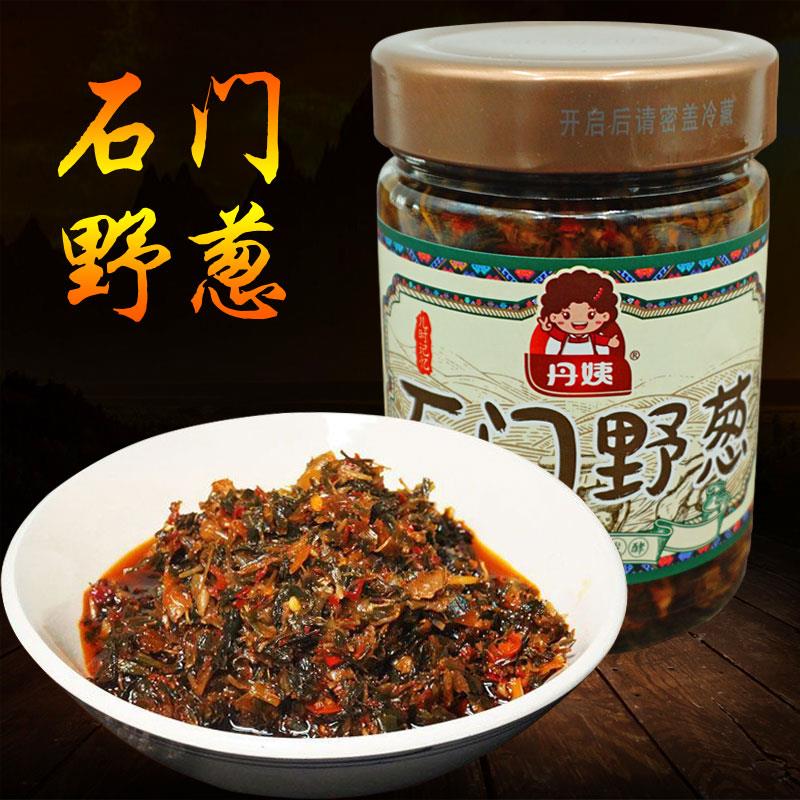 湖南特产丹姨石门野葱香辣下饭菜野藠盐菜野胡葱农家手工腌菜咸菜