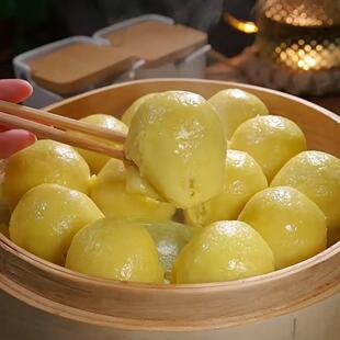 粘豆包东北特产年豆包纯手工黄白黏豆包年糕粘火勺大黄米粘豆包