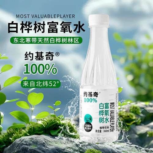 白桦树富氧水原汁100%NFC木本植物饮品360ml解腻清爽饮料餐饮店