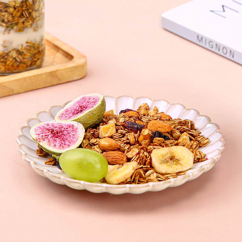 红茶无花果榛子海盐燕麦片冲饮即食代餐巧克力燕麦片懒人速食500g