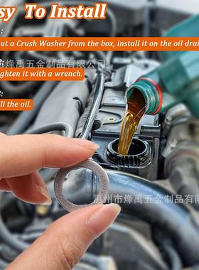 50PCS盒装M6-M248/铝制金密封圆形垫片铝合平垫圈平垫片