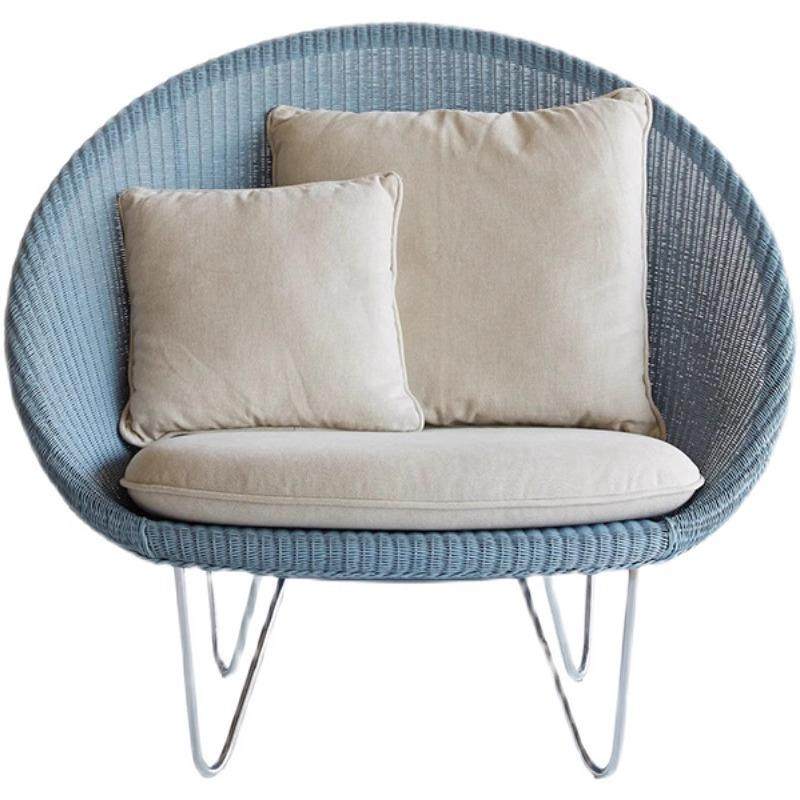 闲北欧户外藤简编休椅创意家用院阳877庭台民宿约藤椅小沙发茶几,住宅家具,户外沙发,淘宝优惠券,粉丝福利购,淘宝优惠卷