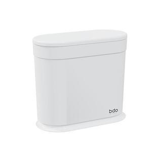 家用椭圆形压BDO-6022式弹盖纳垃圾桶卫生篓间夹缝塑料桶分类收按