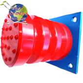 起重机缓冲器电梯缓器冲行车聚氨NBX缓冲酯器J型HQ C防撞器缓冲碰