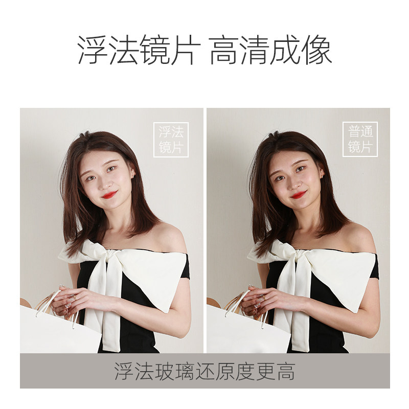 速发is风全身穿衣镜子客厅家用卧室立体式壁挂挂墙可移动自拍落地