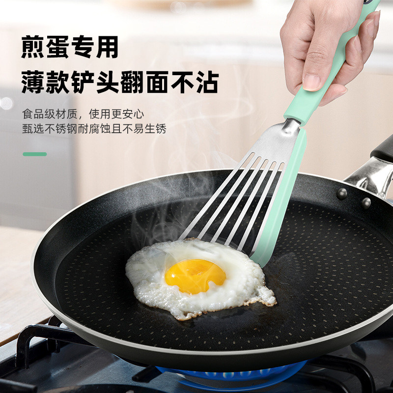 速发煎蛋家用翻面铲硅胶铲子锅铲煎蛋铲级专用不粘锅煎鸡蛋小铲子