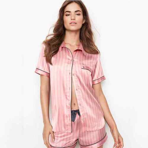 现货速发Sumr Pas  Wo Sati Silk Stripes eepwr Pyja