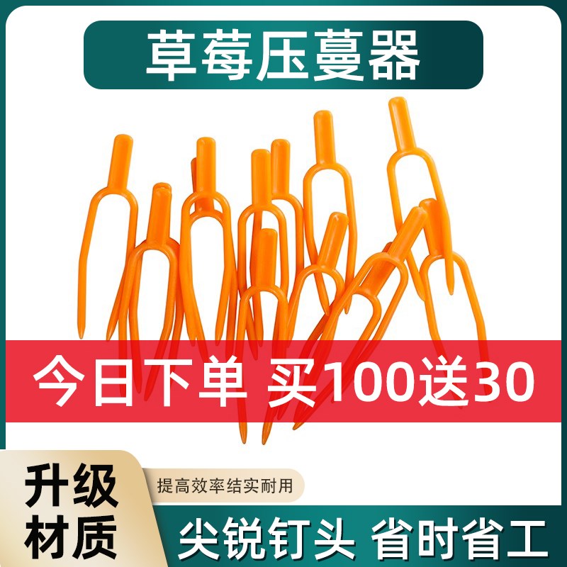 速发大棚草莓压蔓器藤蔓固定器压苗苗塑料固定叉子西瓜压蔓叉育器