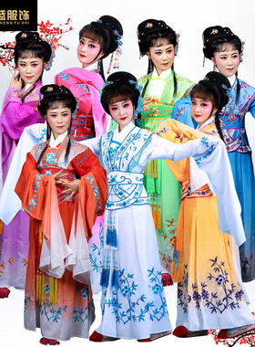 速发京古剧黄梅戏青衣花旦丫鬟影视演出宫装仙服越 改良装装衣