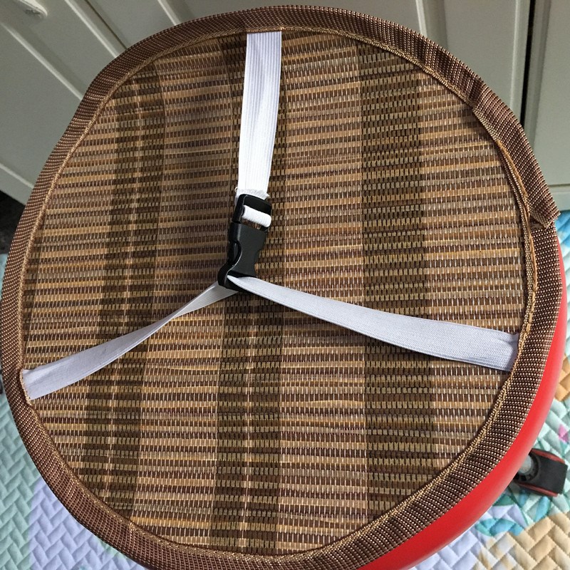 速发夏椅凉席竹子坐垫办公椅垫圆凳子套罩竹坐垫圆季子小沙发餐椅