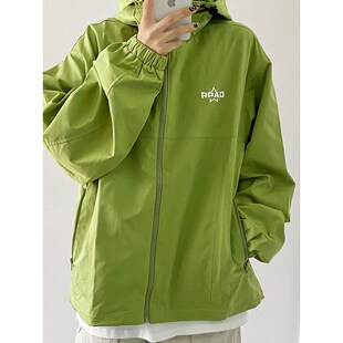 速发RPAO连帽冲宽衣外套美式街头BF户外衣松上锋夹克男