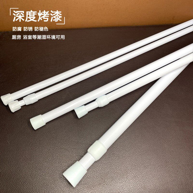 速发伸缩杆衣柜免打孔40短挂衣杆伸缩迷你用晾衣杆撑杆浴室立式