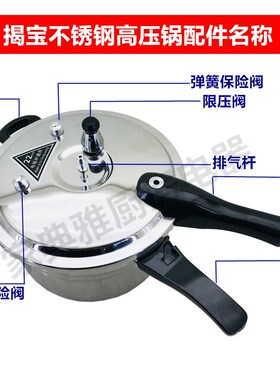 速发FY5E不锈钢气压锅压力锅配件16~2上下把压高限排保