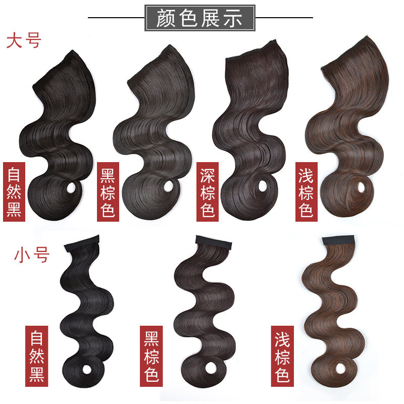 复古旗袍发型手推波纹假刘海民国风夜上海假发片古风波浪头饰造型