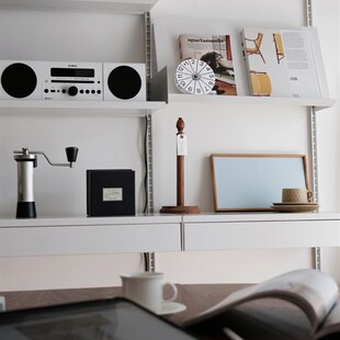 速发板0lada 匣01墙上隔板置物架系统搁多书架壁挂系统金属