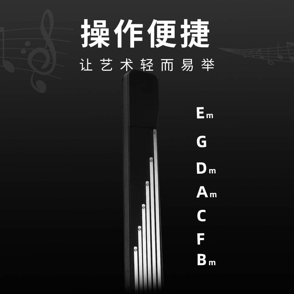 无弦吉他自动挡弹唱一人乐队露营初学新手电吉他静音入门智能旅行