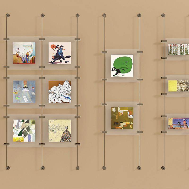 亚克力装饰画幼儿园展厅互动墙装置画企业文化网红艺术宣传墙饰