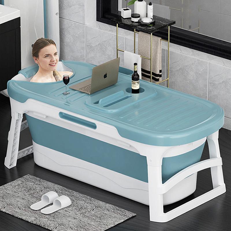 新款成人泡澡桶折叠浴缸大人可折叠洗澡桶家用沐浴汗蒸浴桶