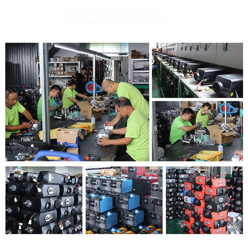 佰良驻车燃油加热器12v24v一体机汽车货车柴暖卡扣式空气加热器
