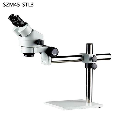 SZM45-STL3单臂万向支架显微镜7-45倍14-90倍双目体视连续变倍