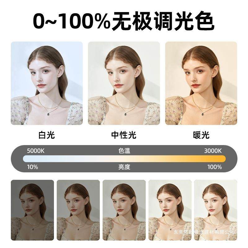 摄影灯泡补超亮食播节能e2ZN-X2657螺口全光谱led护眼灯泡直间美