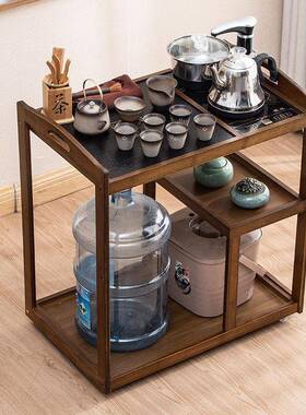 茶桌动茶车现代移简约具多功能上水54546一体茶茶用盘套装家客厅