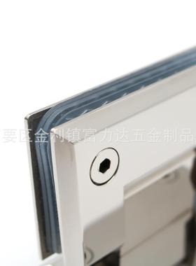 房0度方形浴斜边浴室夹淋玻璃合页铰AXO链不锈钢门夹双9页厚件