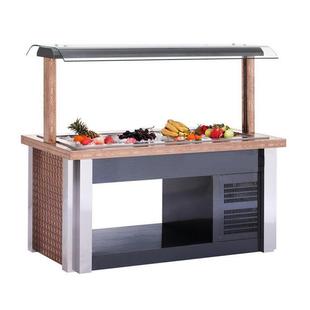 木D 台自助餐沙拉沙律台台保鲜藏柜自冷助餐吧台 02F5质沙拉开放式