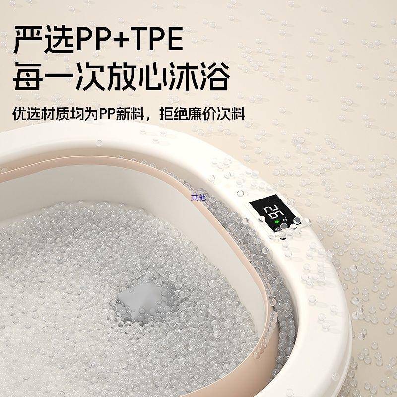 婴儿浴盆宝宝可折叠幼小儿坐盆躺用洗澡71355351大号浴桶孩家新生