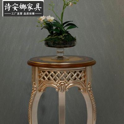 欧式花架木实花落台CSU地架别墅法式置地电话花几几花盆架