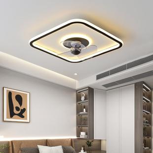 客厅风扇灯简约代大气大厅现主灯带风用C0029扇家智能卧室吸顶风